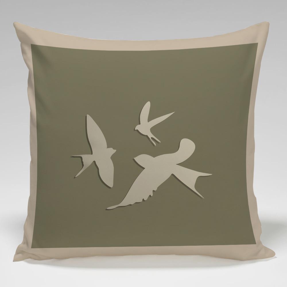 Retro American Style Throw Pillowcase With Linen Fabric For Lounge And Couch Decor