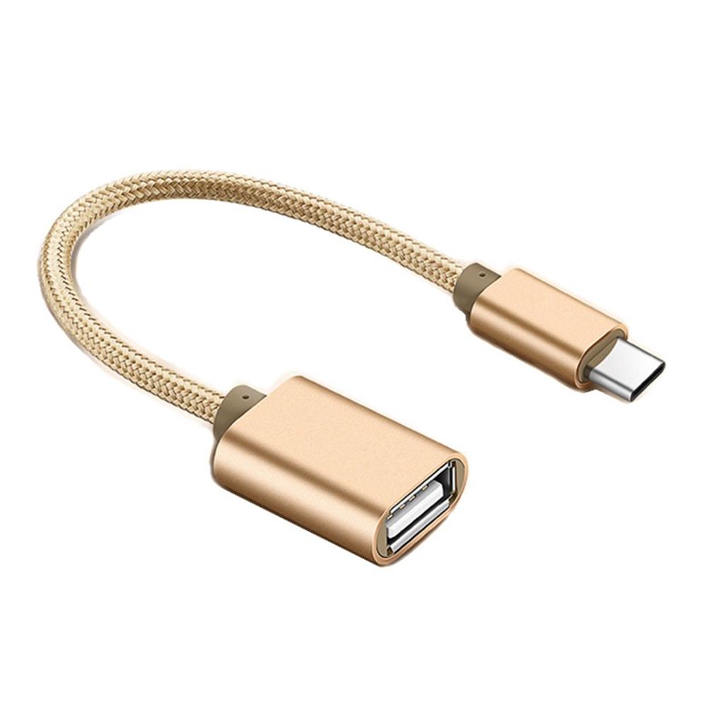 OTG USB to Type C Adapter Connector for Xiaomi Samsung S20 Huawei OTG Data Cable Converter for MacBook Pro Full Working