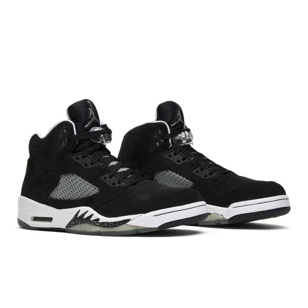 Air Jordan 5 Retro 'Oreo' 2013 (Unisex) Black / Cool Grey / White Vintage Basketball Shoes 136027 035