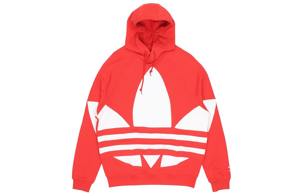 adidas Свитшоты Originals Мужские Красные С капюшоном Умеренный Обычный FM9907