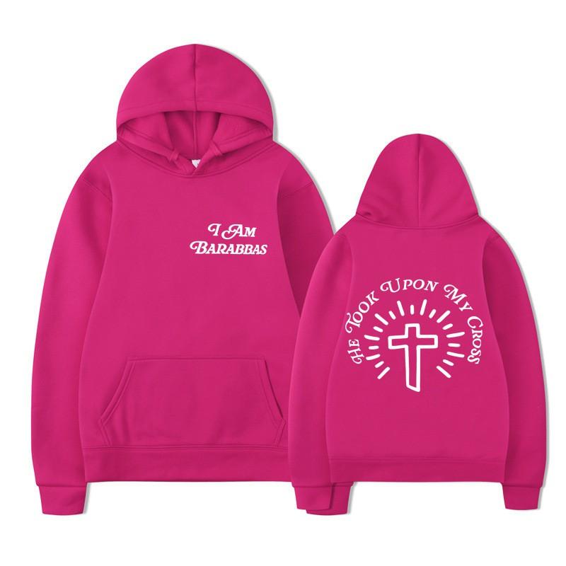 Unisex Oversized Hooded Sweatshirt With Front Back Print Drawstring Kangaroo Pocket Loose Fit Casual Pullover
