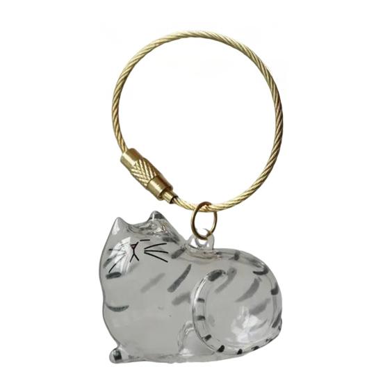 Бутылочка для хранения кошачьей шерсти Портативный сувенир в память о питомце Брелок-подвеска Память о питомце