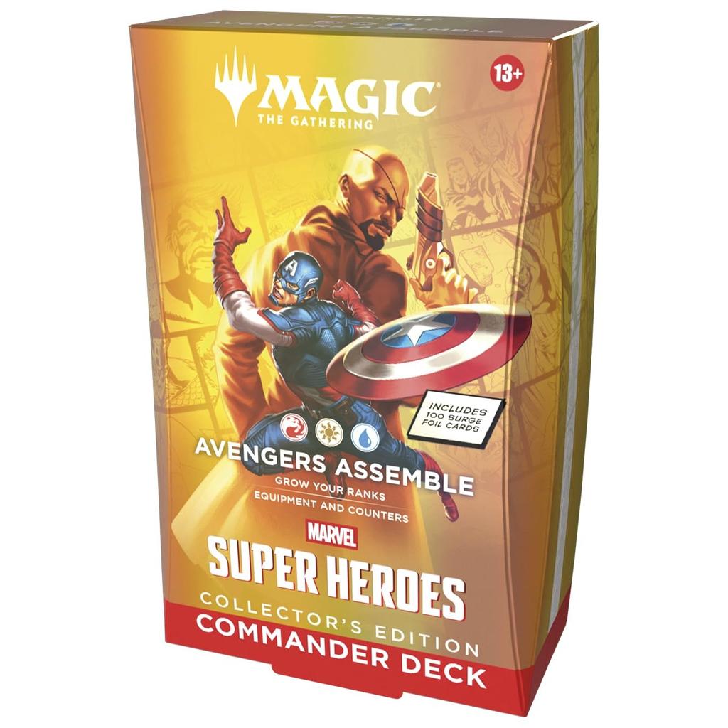 Magic: The Gathering | Marvel Super Heroes Commander Deck Collector's Edition "Avengers Assemble" English Version MTG Trading Card Wizards of the