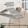 10 шт. Нескользящая стойка для хранения в шкафу, экономящая место, вешалки для одежды, прочная сушилка, ткань