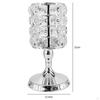 Holder Crystals Embellishing Candelabra Elegant Party Desktop Tealight Cabinet Candles Home