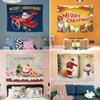 Christmas Tapestry, Christmas Decoration, Background Decoration, Living Room Decoration, Painting, Santa Claus Hanging Cloth