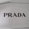 Отличные высокие кроссовки PRADA Треугольный логотип белая кожа мужские 6 1T638M Б/у