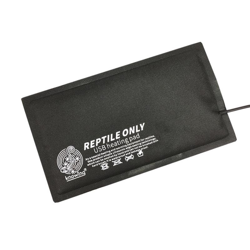 Подушка с подогревом USB из углеродного волокна для питомцев - Моющаяся и гибкая для рептилий, кошек и собак.