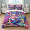 The Simpsons Bedroom 3Pcs Bedding Set Soft Bed Sheet Pillowcases Home Bedding Decoration