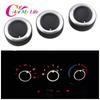 Color My Life 3Pcs Air Conditioning Knob AC Knob Heat Control Switch Button для автомобиля Mazda 3 BL 2010 2011 2012 2013
