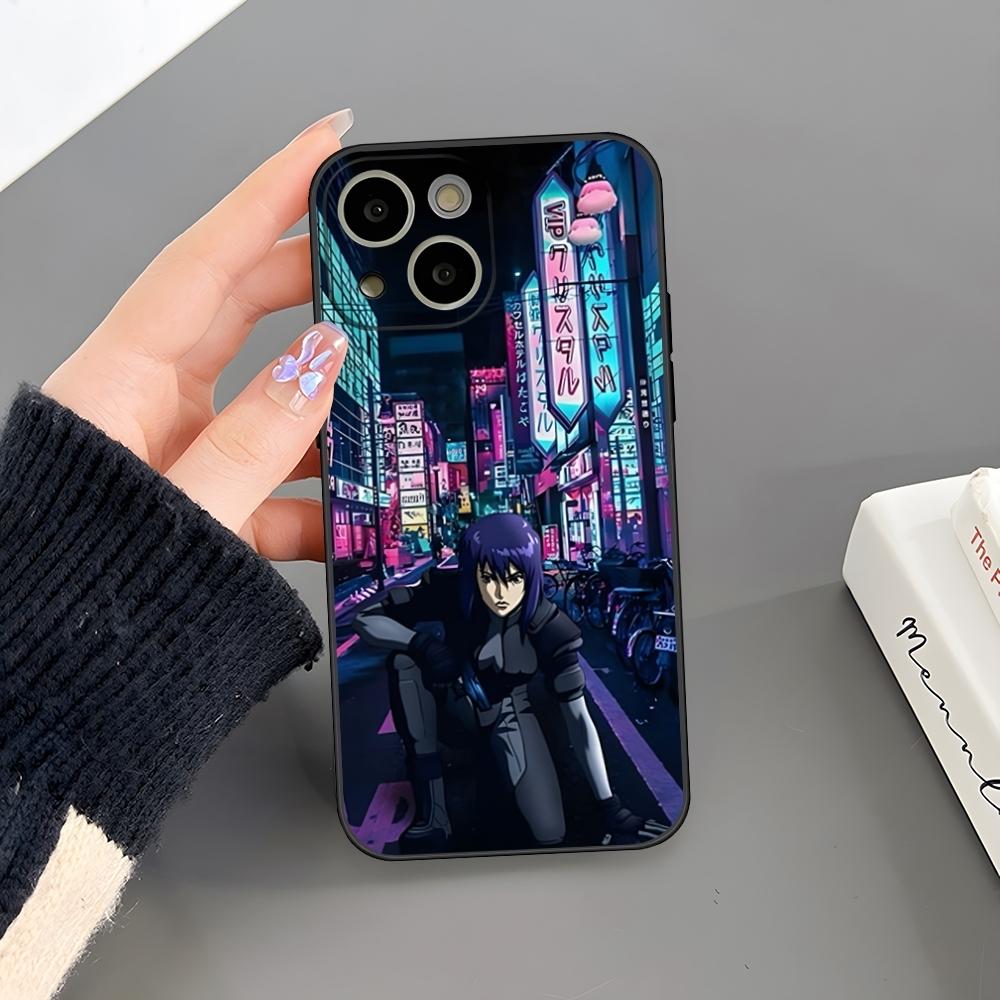 Чехол для телефона в стиле аниме G-Ghost In The Shell для iPhone 17 Pro Max 16 15 14 Pro Max 13 Mini 11 12 Xr X Xs SE Plus Задняя крышка