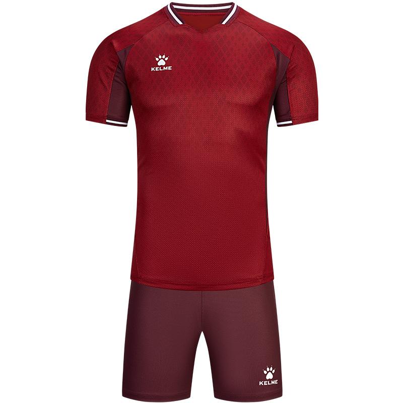 Футбольная форма Kelme Индивидуальная командная форма Официальный оригинальный комплект с принтом Мужская форма для матчей с коротким рукавом