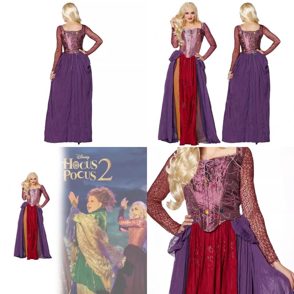 Hocus Pocus Cosplay Attire For Women With Breathable Spandex For Stage Events