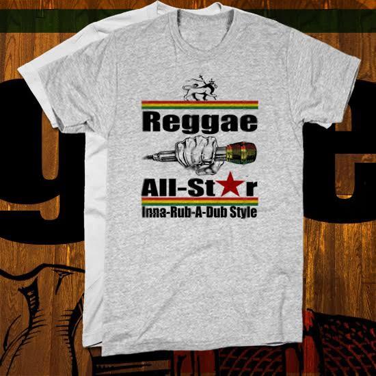 Футболка Reggae All-Star Ямайский дэнсхолл рудбой vybz Kartel vibes Кингстона
