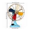 Retro Table Fan Model Antique-Style Metal Industrial for