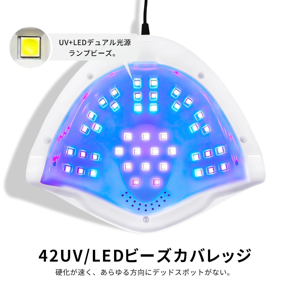 Светодиодная УФ-лампа для ногтей с гелем УФ-лампой для отверждения смолы для ногтей, быстрая отверждение для обеих рук и 1 автоматический датчик обнаружения и свет, свет, смола, свет, свет,