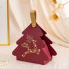 5pcs Carry Handle Cookie Packaging Box Cardboard Party Favor Box Candy Gift Box  For Christmas Party