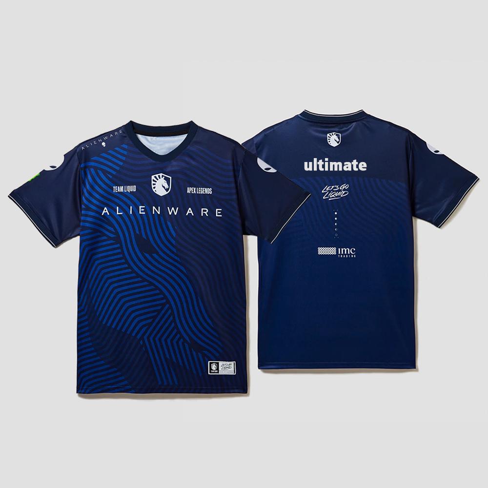 Team Liquid 2025 CS2 Team Uniform, CSGO Esports Team Training Jersey, Major Twistzz T-shirt, Unisex Loose Fit Sports Top