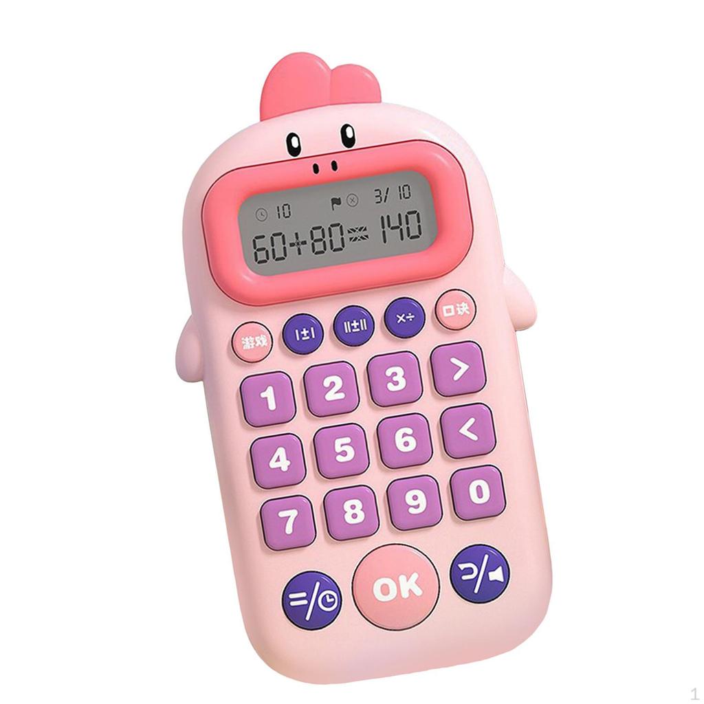 Electronic Math Game Educational Toy Learning Tool Teaching Aids Portable Calculator