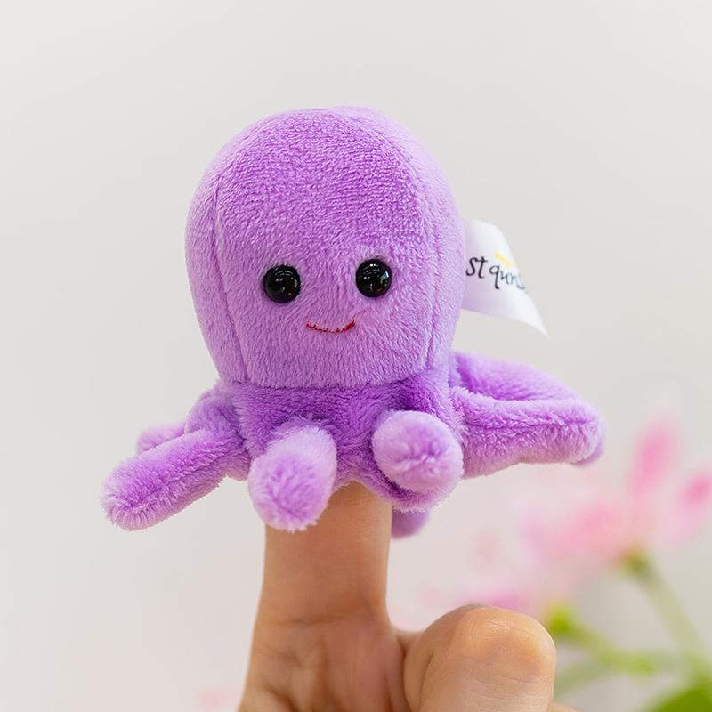 Лесное животное Пальчиковая кукла Панда Плюшевая игрушка Дети Океан Акула Кукла