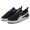 Puma Серия Suede Bloc Classic Универсальные повседневные низкие кеды Унисекс Кеды Черные 384187-01