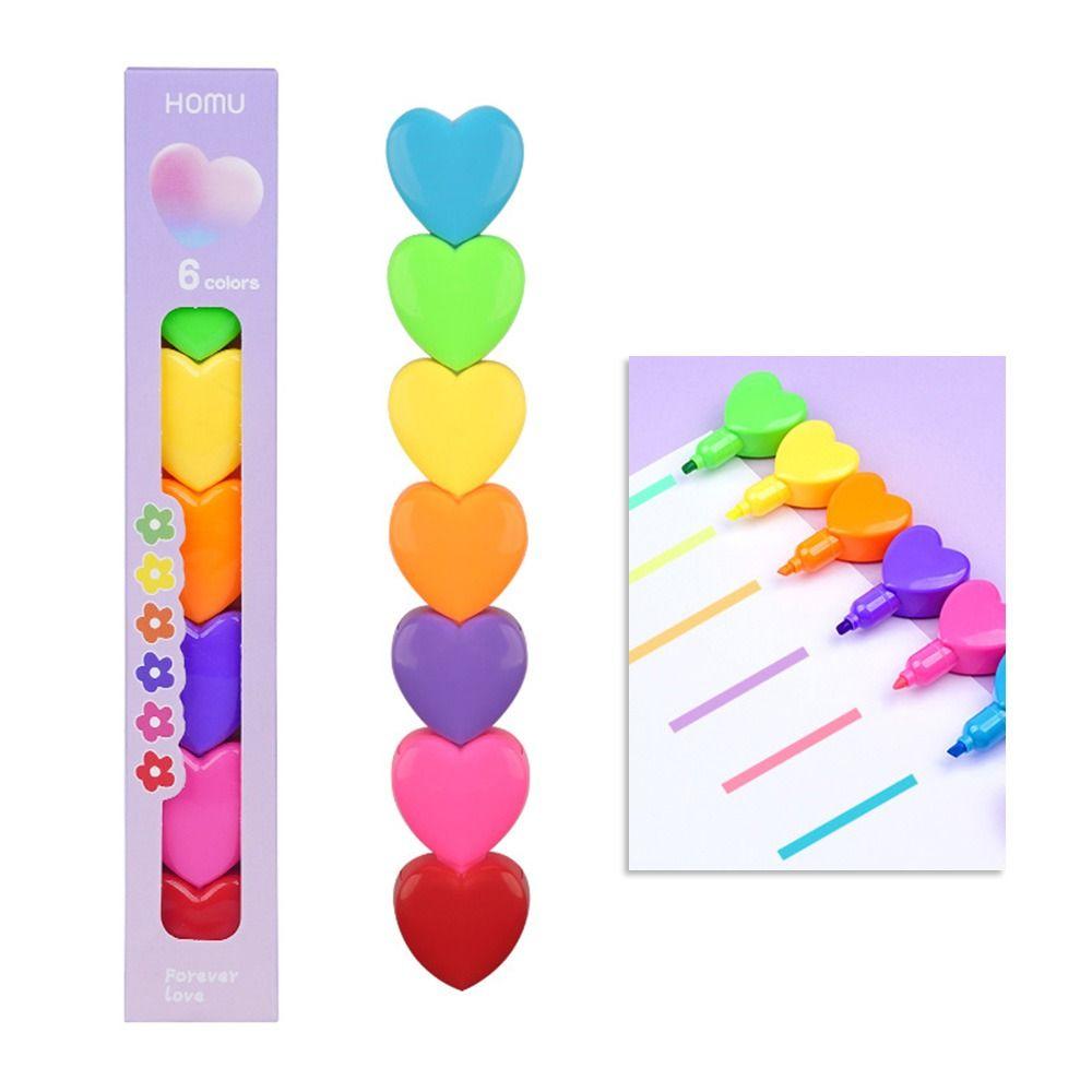 Learning Prize Student Gift Line Color Marker Pen Fluorescent Pen Hand Account Pen Highlighter