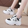 Autumn Women's Chunky Vulcanized Shoes Designer Brand Woman Breathable Sneakers Fashion Lace-up Casual Tennis Shoes