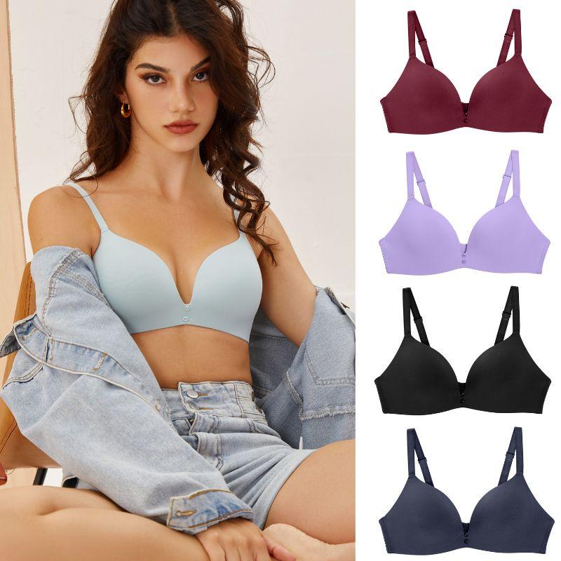 Бесшовный бюстгальтер для женщин, мягкий бюстгальтер пуш-ап без косточек, сексуальный бюстгальтер, нижнее белье больших размеров