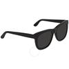 Saint Laurent Grey Square Unisex Sunglasses Slm24k 001 55