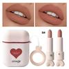 Hengfang Headphones Love Icon Double Tube Non-stick Cup Long Lasting Waterproof Lipstick H9423-M1005