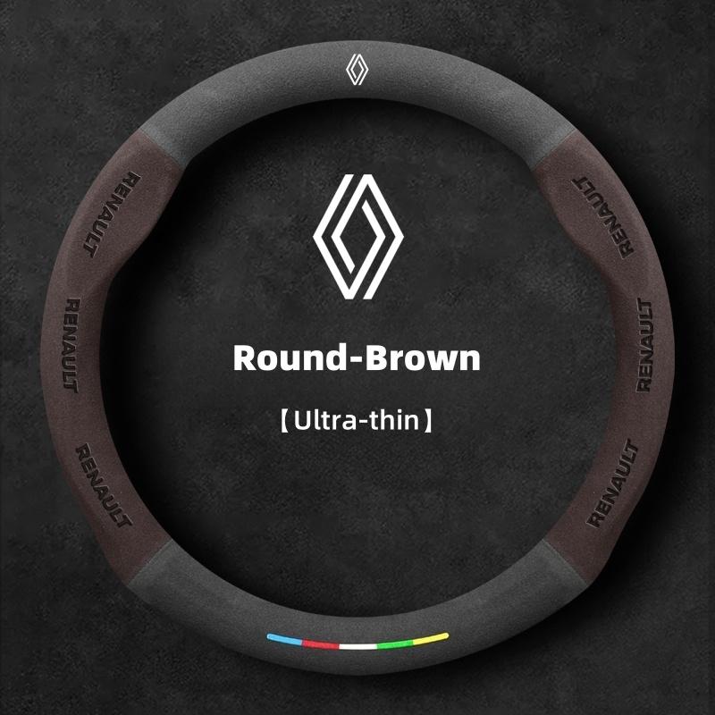 Внутренние наклейки Замшевая накладка на руль автомобиля Для Renault Scenic Clio Laguna 2 3 4 5 Kangoo Fluence Megane Trafic Talisman Tw