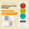 Plastic Visual Traffic Light Timer Portable Self-Discipline Timer  Student Learning