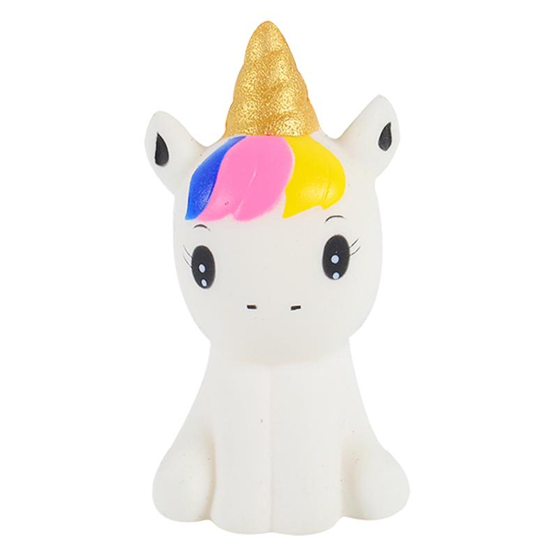 New Squishy Cute Unicorn Simulation Animal Doll PU Bread Slow Rising Scented Soft Squeeze Toy Stress Relief for Kid Xmas Gift