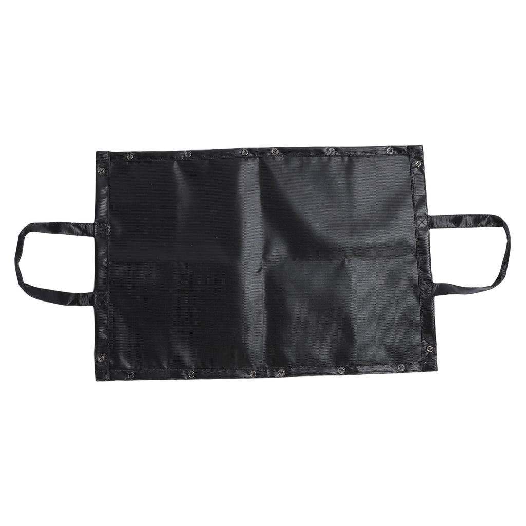 Подкладка под гриль с ручкой, стекловолокно, силикон, расширяемая, огнеупорная, подкладка для гриля, сумка для переноски дров