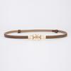 Elegant Leather Belt For Women With Alloy Buckle For Dress And Blouse Styling