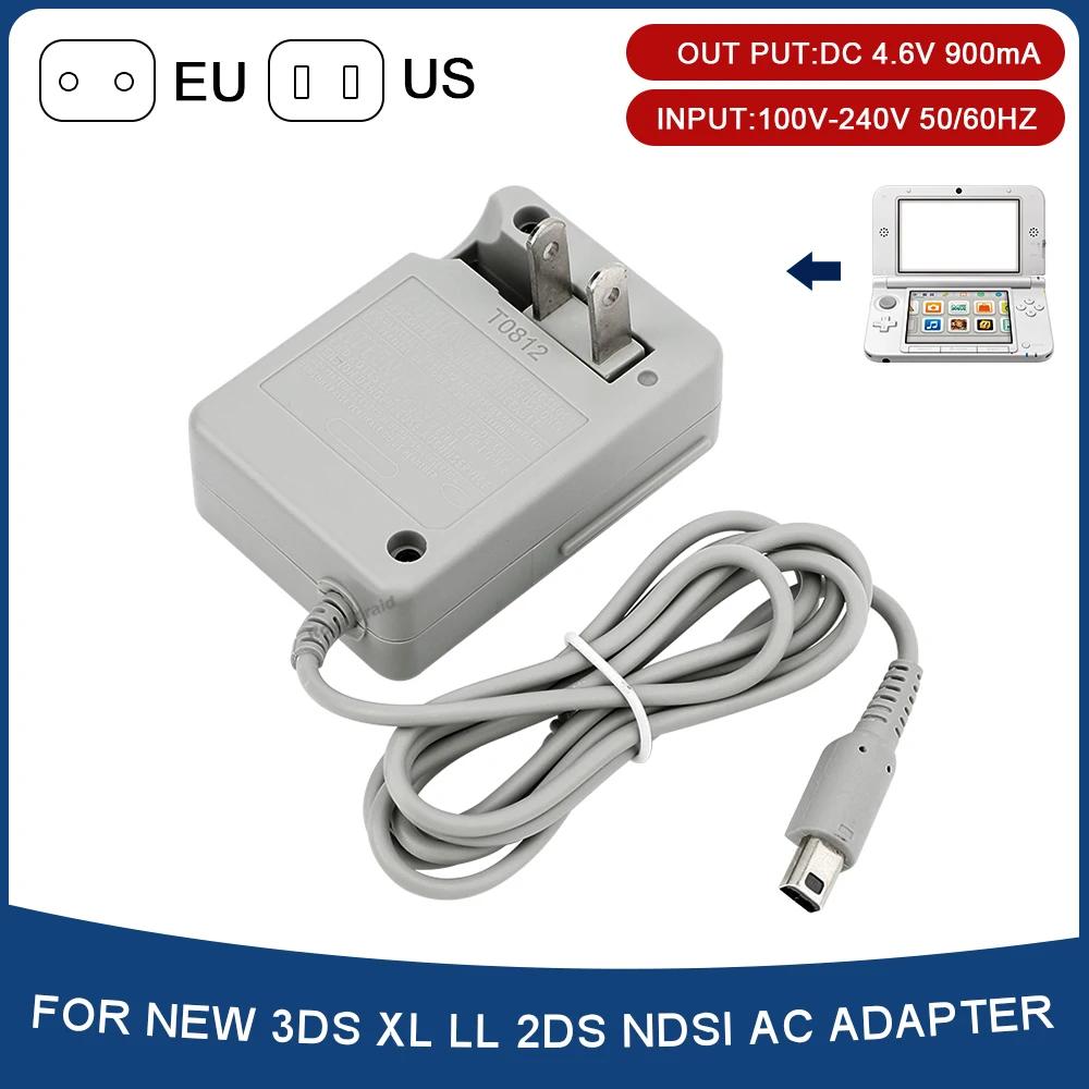 EU US Plug 100-240V Домашний Дорожный Настенный Блок Питания AC Адаптер Зарядное Устройство для NEW 3DS XL/2DS XL/3DS XL LL/3DS/2DS/NDSI/NDSI XL