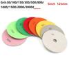 5" 125mm Dry/Wet Diamond Polishing Pads Flexible Grinding Discs For Granite Marble Stone 30/100/150/300/500/800/1000grits