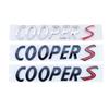 NEW 3D ABS Car Letters Logo Cooper S Rear Trunk Badge Emblem Decals Sticker For MI-NI R55 R56 F56 R50 R52 F55 JCW R53 Accessories
