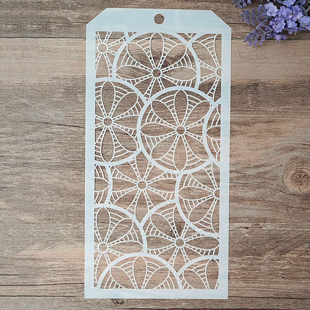 12*24 см DIY ремесло бесшовный трафарет для рисования штамповки для скрапбукинга штампы альбом декоративное тиснение бумажные карты