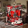 Cristiano Ronaldo Print Flannel Blanket Soft Warm Sofa Bed Throw Blanket For Home Office Bedroom