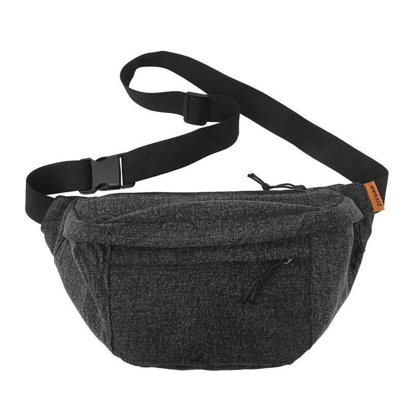 Портативные джинсовые сумки на талии с застежкой-молнией, повседневные, горячая распродажа, сумки для поездок на работу для женщин, базовый стиль