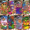 Хиппи Хиппи Психоделический Арт Чехол Для iPhone 16 15 13 11 14 Pro Max 12 Mini Plus XR X XS Max Силиконовый Чехол Для Телефона