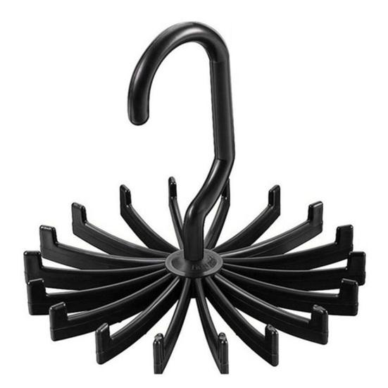 1 шт., 20 крючков, вращающаяся стойка для галстуков, регулируемый ремень, вешалка для шарфа, органайзер