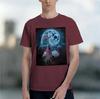 Pigeon  2026 New Fashion Heavyweight Hot Selling Retro Printed Pattern Fun Round Neck Tshirt For Daily Comfort