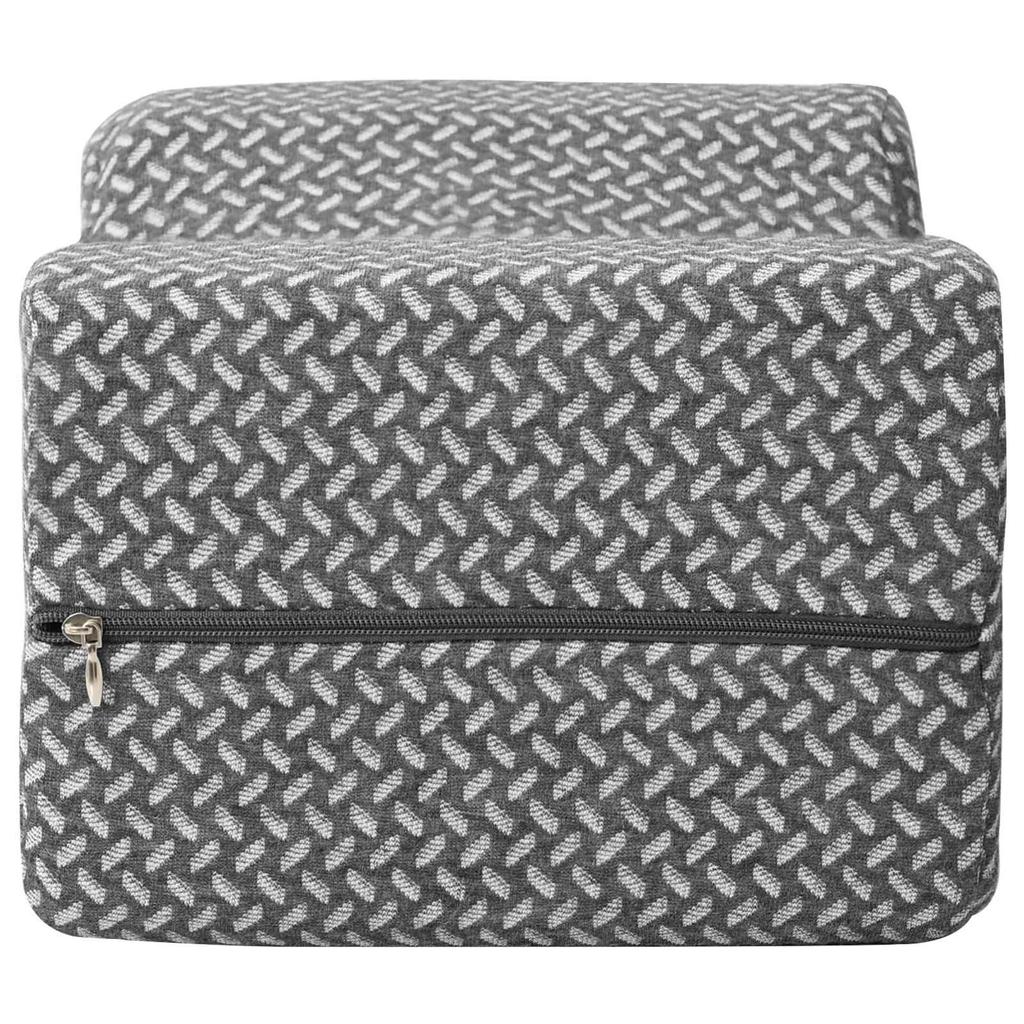 Knee Pillow Solid Gray 26 x 21.5 x 15 cm Viscoelastic Foam