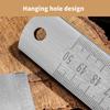 Precisions Crafted Stainless Steel Measuring Tool Ruler with Nonslip Back Suitable for Professional Architects Engineers