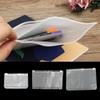 1/5PCS Organization Loose-leaf Resealable Matte Clear Zip Lock Pouch Bag PVC Storage