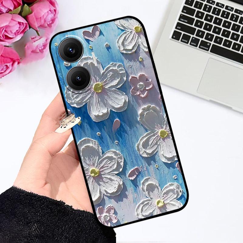Для Poco F7 Pocophone F 7 PocoF7 5G Чехол Модный Силиконовый Защита Камеры Чехол для Телефона Для Xiaomi Poco F7 Мягкая Задняя Крышка из ТПУ