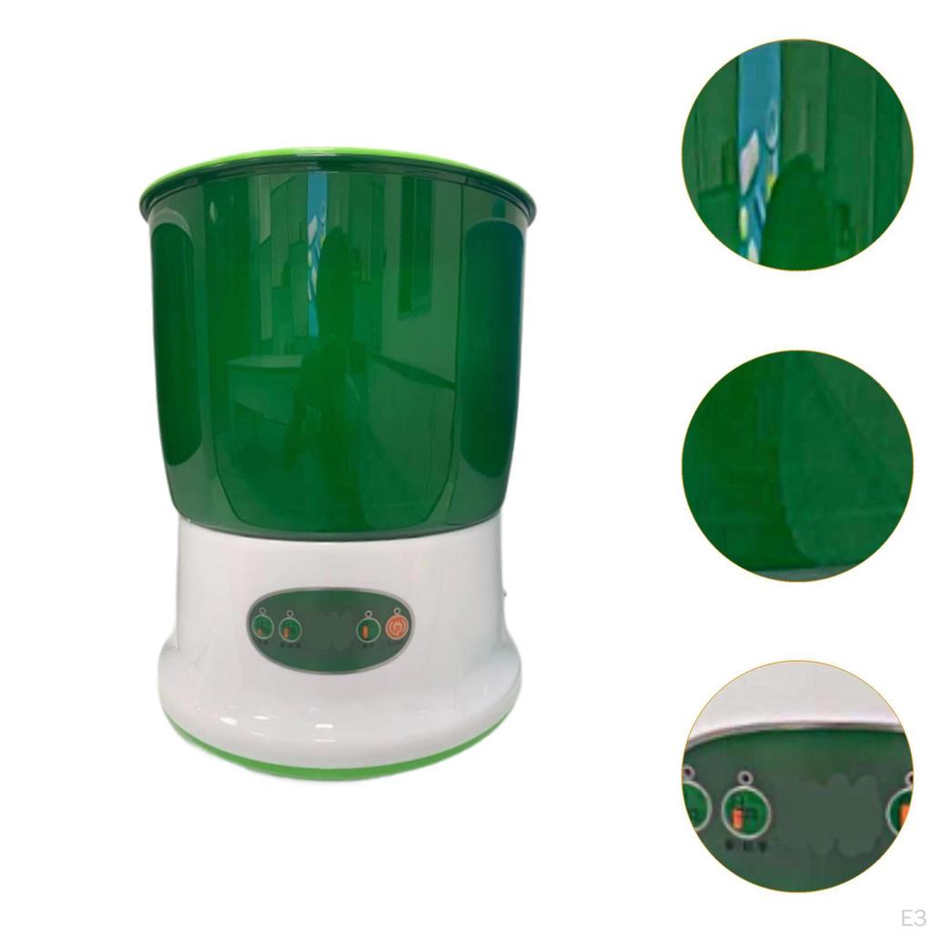 Seed Sprouter Household Hydroponic Germination Bean Sprouts Machine EU Plug Double Layers
