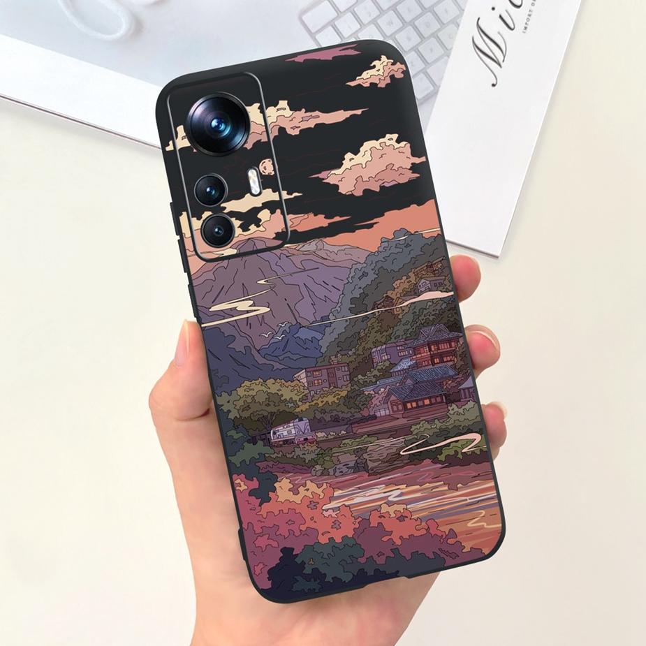 For Xiaomi 12T Pro Case Cute Astronauts Cartoon Cover Soft Silicone Phone Cases For Xiaomi Mi 12T Pro Mi12T 12TPro Fundas Bumper